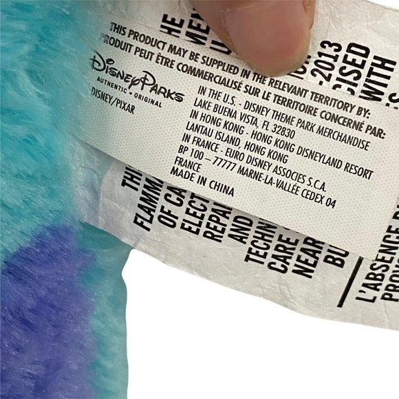 Disney Parks Monsters Inc Sully Pillow Plush Blue Spotted - Picture 3 of 8